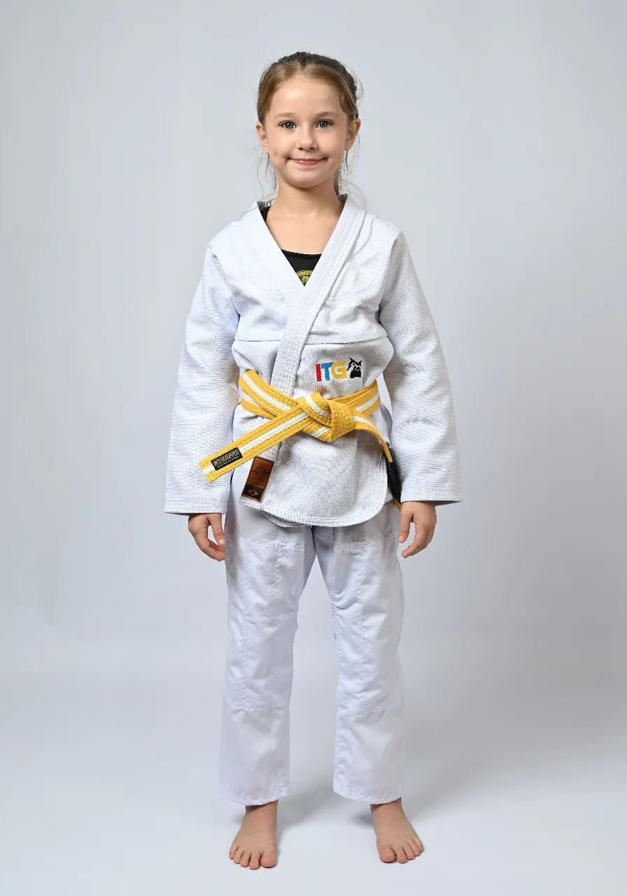 Kimono Infantil In The Guard Colors Branco