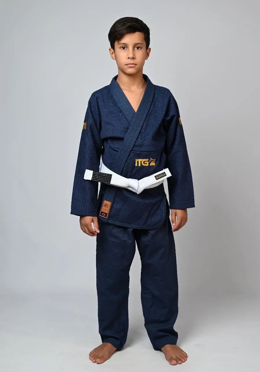 Kimono Infantil In The Guard Marinho