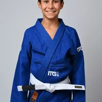 Kimono Infantil In The Guard Xadrez Azul - imagem 4