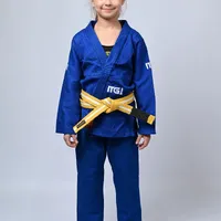 Kimono Infantil In The Guard Xadrez Azul - imagem 2