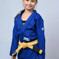 Kimono Infantil In The Guard Xadrez Azul - imagem 9