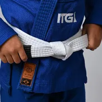 Kimono Infantil In The Guard Xadrez Azul - imagem 7
