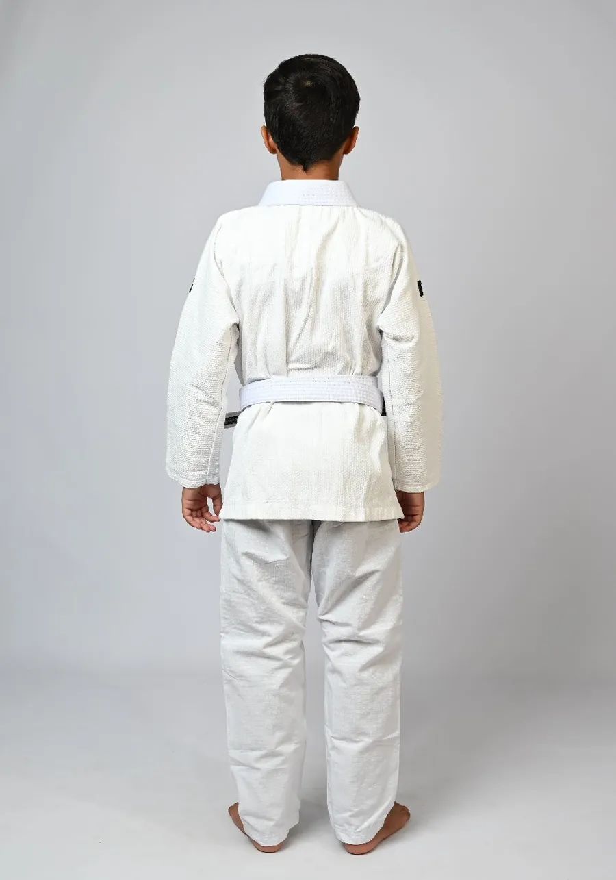 Kimono Infantil In The Guard Xadrez Branco