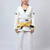 Kimono Infantil In The Guard Xadrez Branco - imagem 1