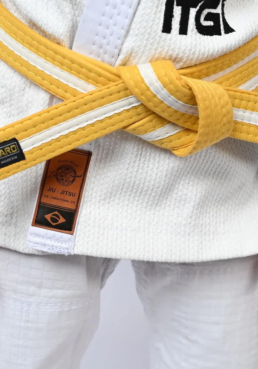 Kimono Infantil In The Guard Xadrez Branco