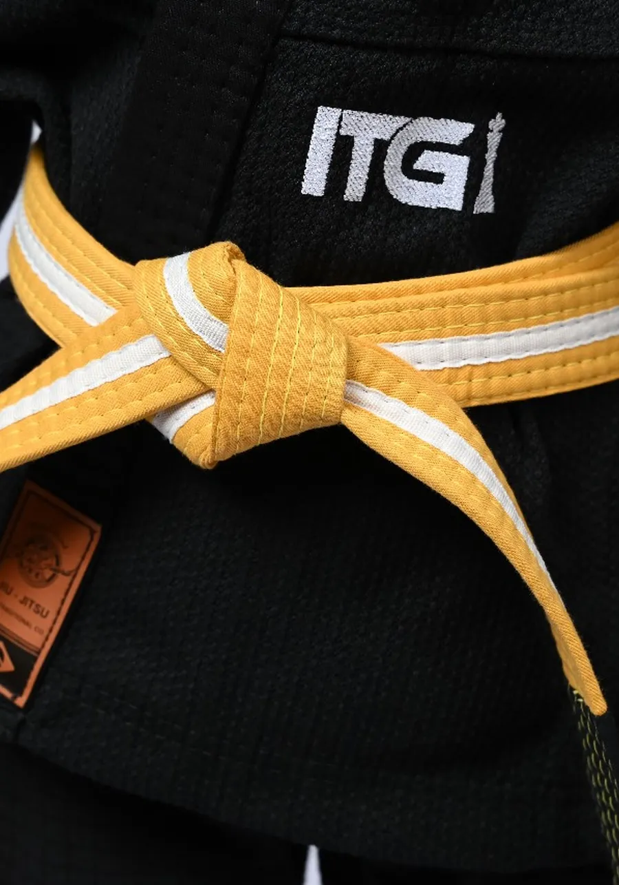 Kimono Infantil In The Guard Xadrez Preto