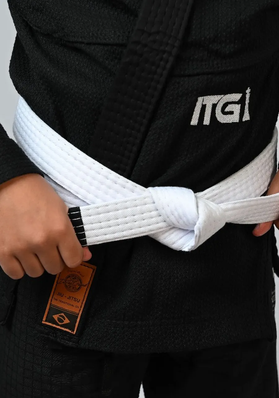 Kimono Infantil In The Guard Xadrez Preto