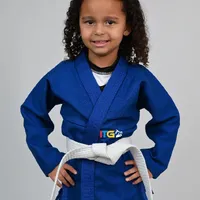 Kimono MIRIM 4 e 5 anos. Azul INFANTIL:TAMANHO 6 - imagem 4