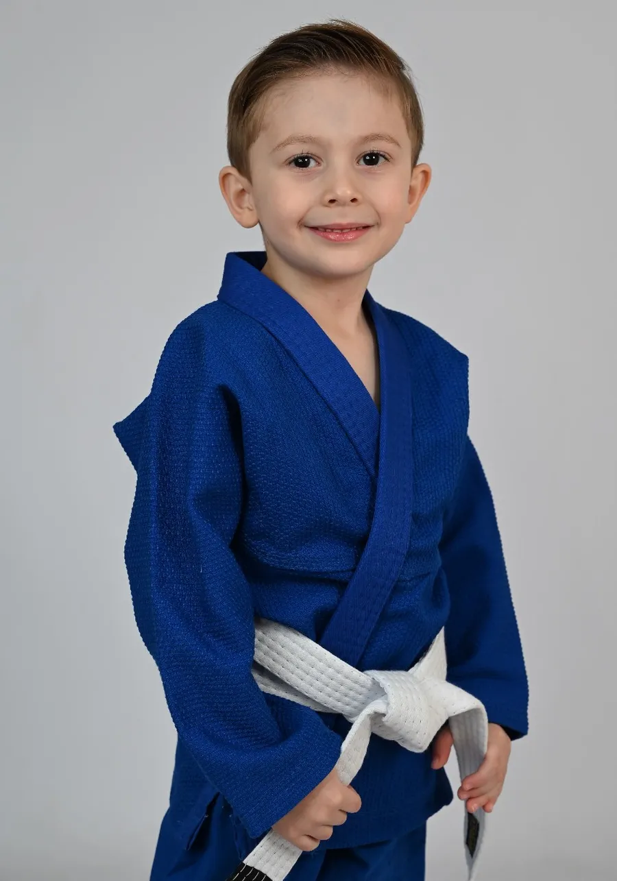 Kimono MIRIM 4 e 5 anos. Azul INFANTIL:TAMANHO 6