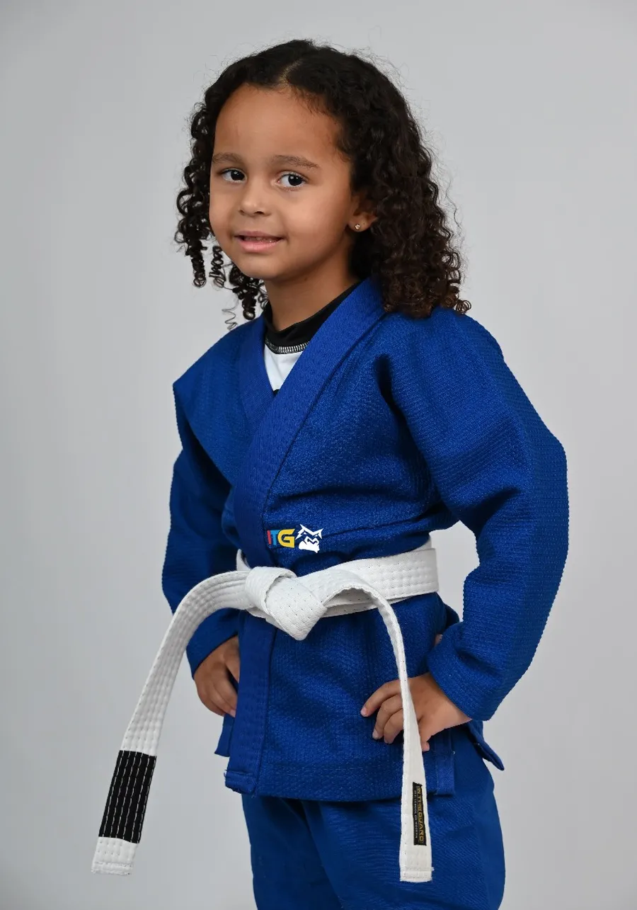 Kimono MIRIM 4 e 5 anos. Azul INFANTIL:TAMANHO 6