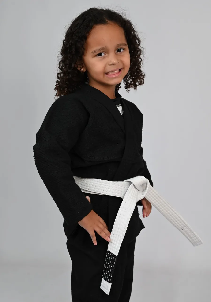 Kimono MIRIM 4 e 5 anos. Preto INFANTIL:TAMANHO 6