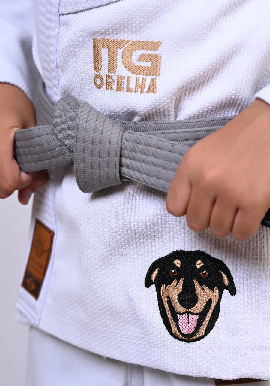 Kimono Infantil ITG ORELHA Branco