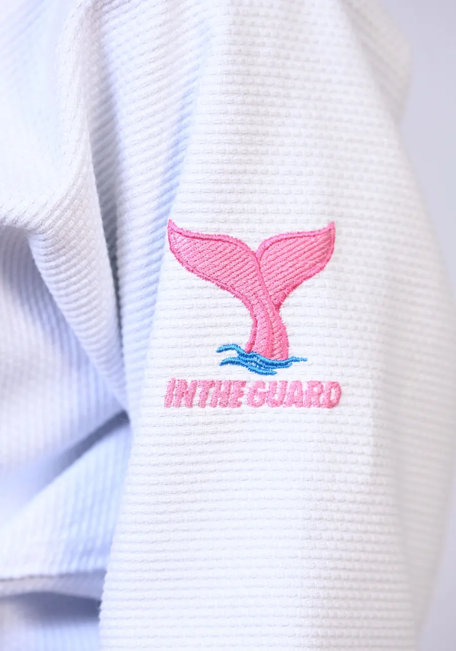 Kimono Infantil ITG Amazônia Boto Rosa Branco