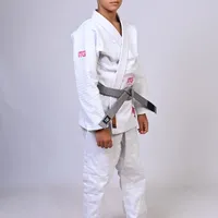 Kimono Infantil ITG Amazônia Boto Rosa Branco - imagem 4