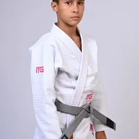 Kimono Infantil ITG Amazônia Boto Rosa Branco - imagem 6