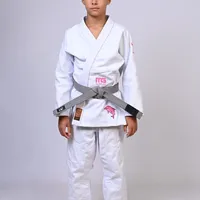 Kimono Infantil ITG Amazônia Boto Rosa Branco - imagem 2
