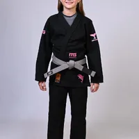 Kimono Infantil ITG Amazônia Boto Rosa Preto - imagem 2
