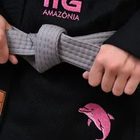 Kimono Infantil ITG Amazônia Boto Rosa Preto - imagem 7