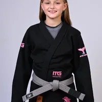 Kimono Infantil ITG Amazônia Boto Rosa Preto - imagem 4