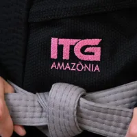 Kimono Infantil ITG Amazônia Boto Rosa Preto - imagem 9