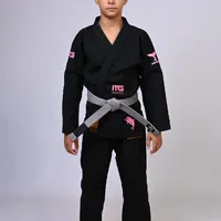 Kimono Infantil ITG Amazônia Boto Rosa Preto - imagem 1
