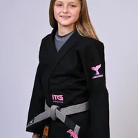 Kimono Infantil ITG Amazônia Boto Rosa Preto - imagem 10