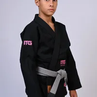 Kimono Infantil ITG Amazônia Boto Rosa Preto - imagem 6