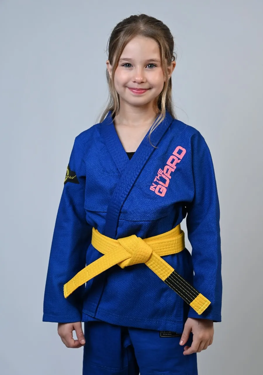 Kimono Infantil In The Guard Girls Azul