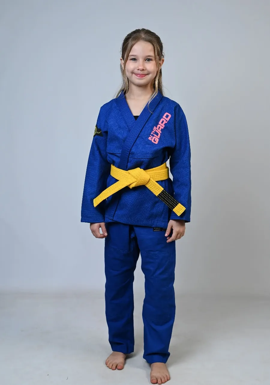 Kimono Infantil In The Guard Girls Azul