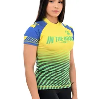 Rash Guard Feminina Brasil Amarela - imagem 3