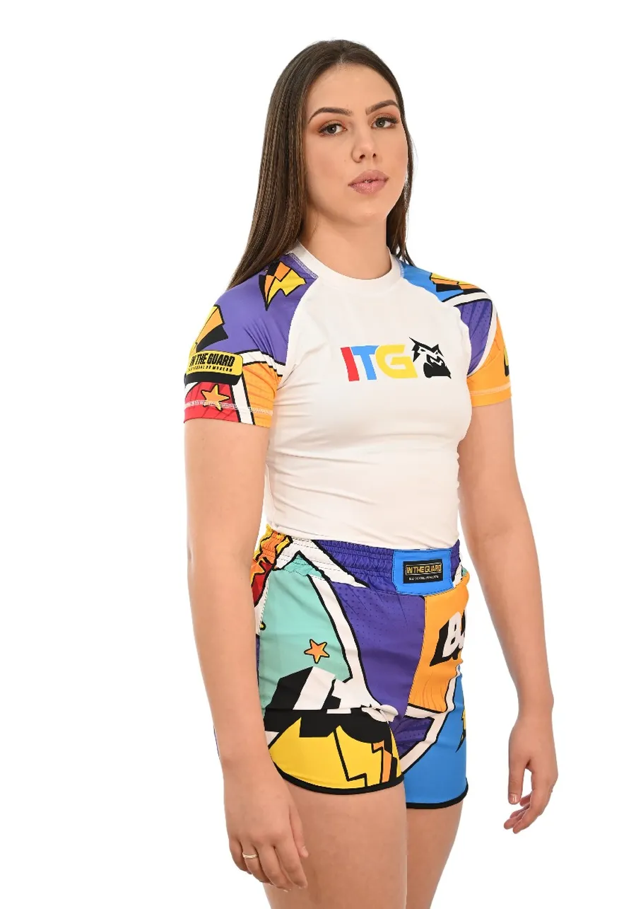 Rash Guard Feminina Colors Branca