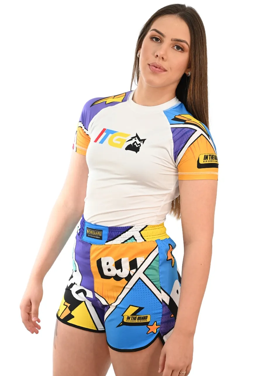 Rash Guard Feminina Colors Branca