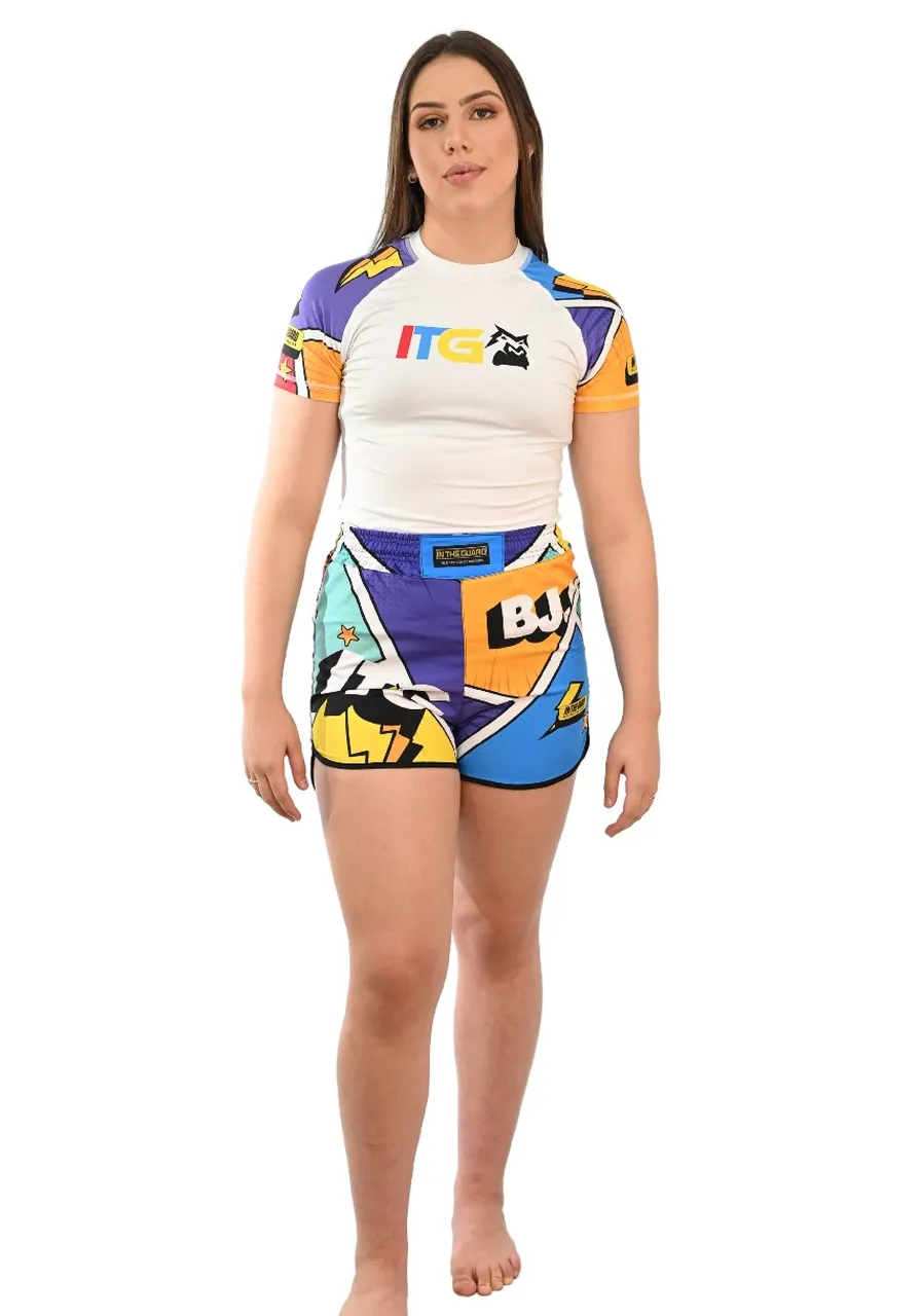 Rash Guard Feminina Colors Branca