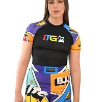 Rash Guard Feminina Colors Preta - imagem 2