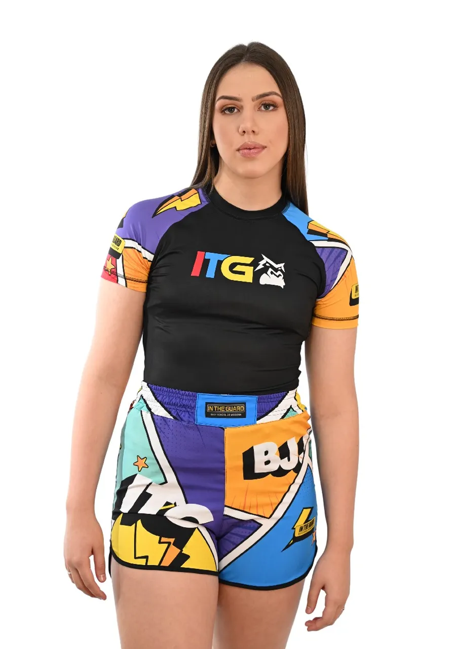 Rash Guard Feminina Colors Preta