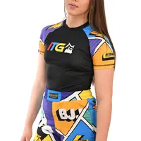 Rash Guard Feminina Colors Preta - imagem 3