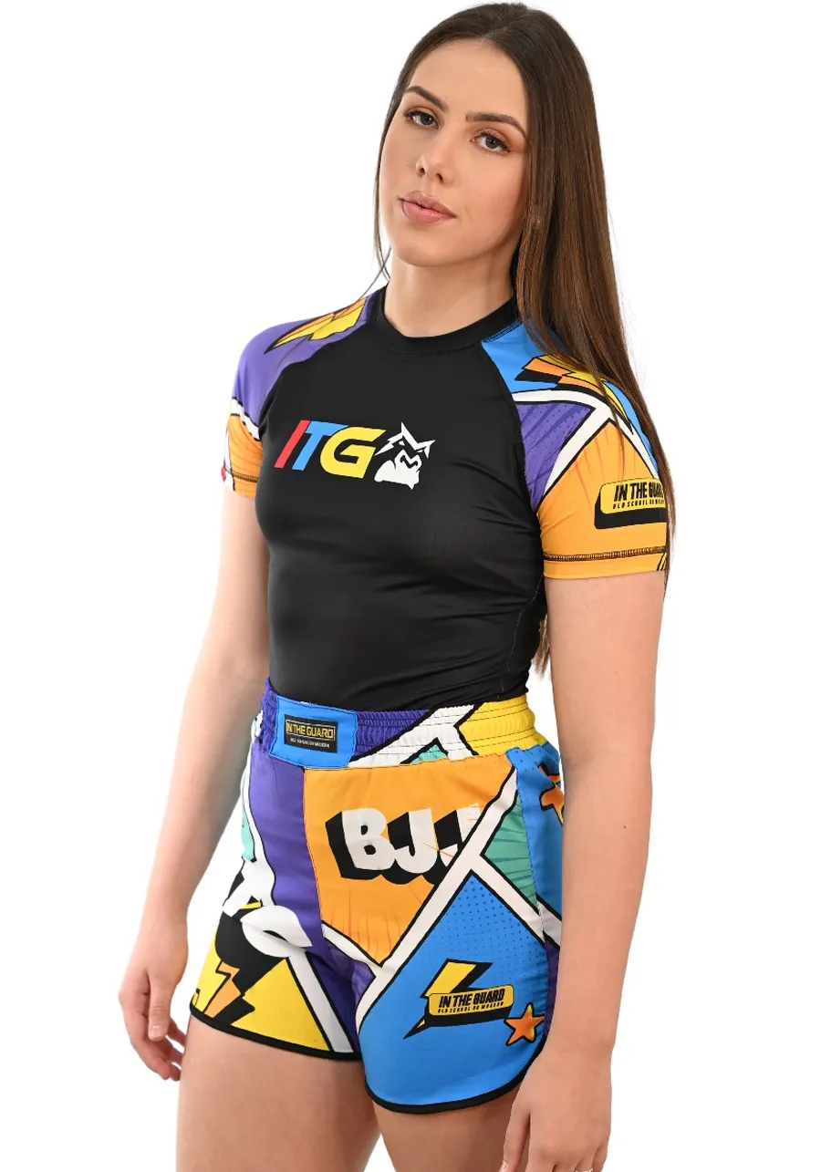 Rash Guard Feminina Colors Preta