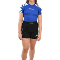 Rash Guard Feminina Cores Faixas Azul - imagem 2