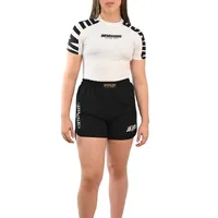 Rash Guard Feminina Cores Faixas Branca - imagem 2