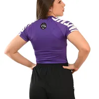 Rash Guard Feminina Cores Faixas Roxa - imagem 5