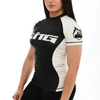 Rash Guard Feminina ITG Manga Curta Branca - imagem 2