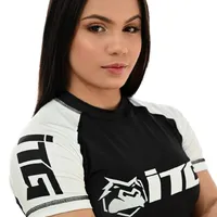 Rash Guard Feminina ITG Manga Curta Branca - imagem 6