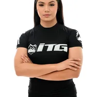 Rash Guard Feminina ITG Manga Curta Preta - imagem 2