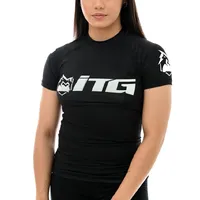 Rash Guard Feminina ITG Manga Curta Preta - imagem 4