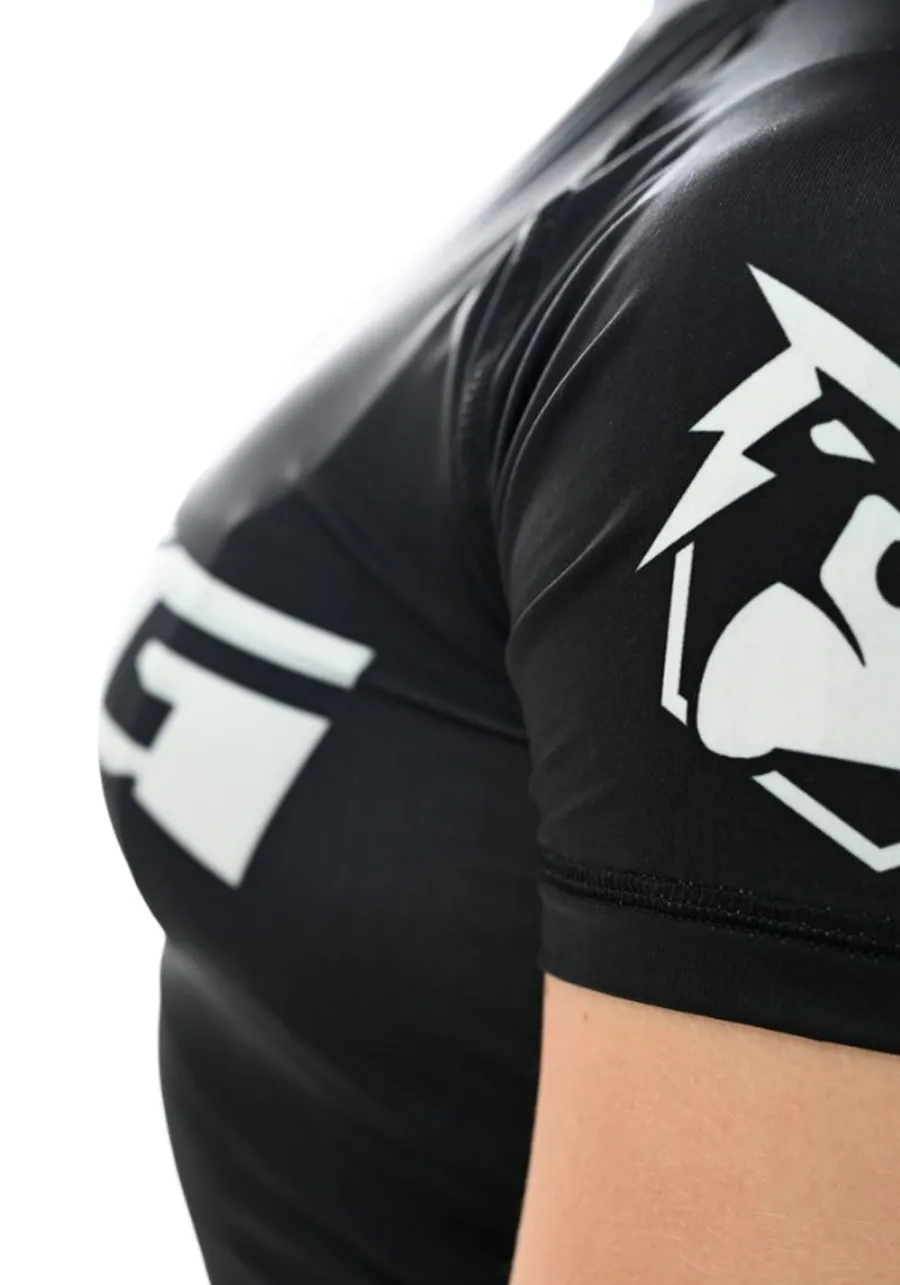 Rash Guard Feminina ITG Manga Curta Preta