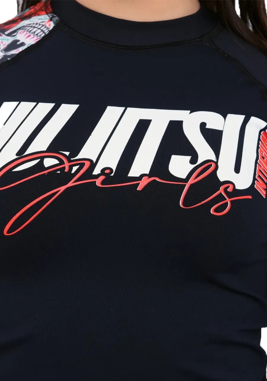 Rash Guard Feminina Red Skull