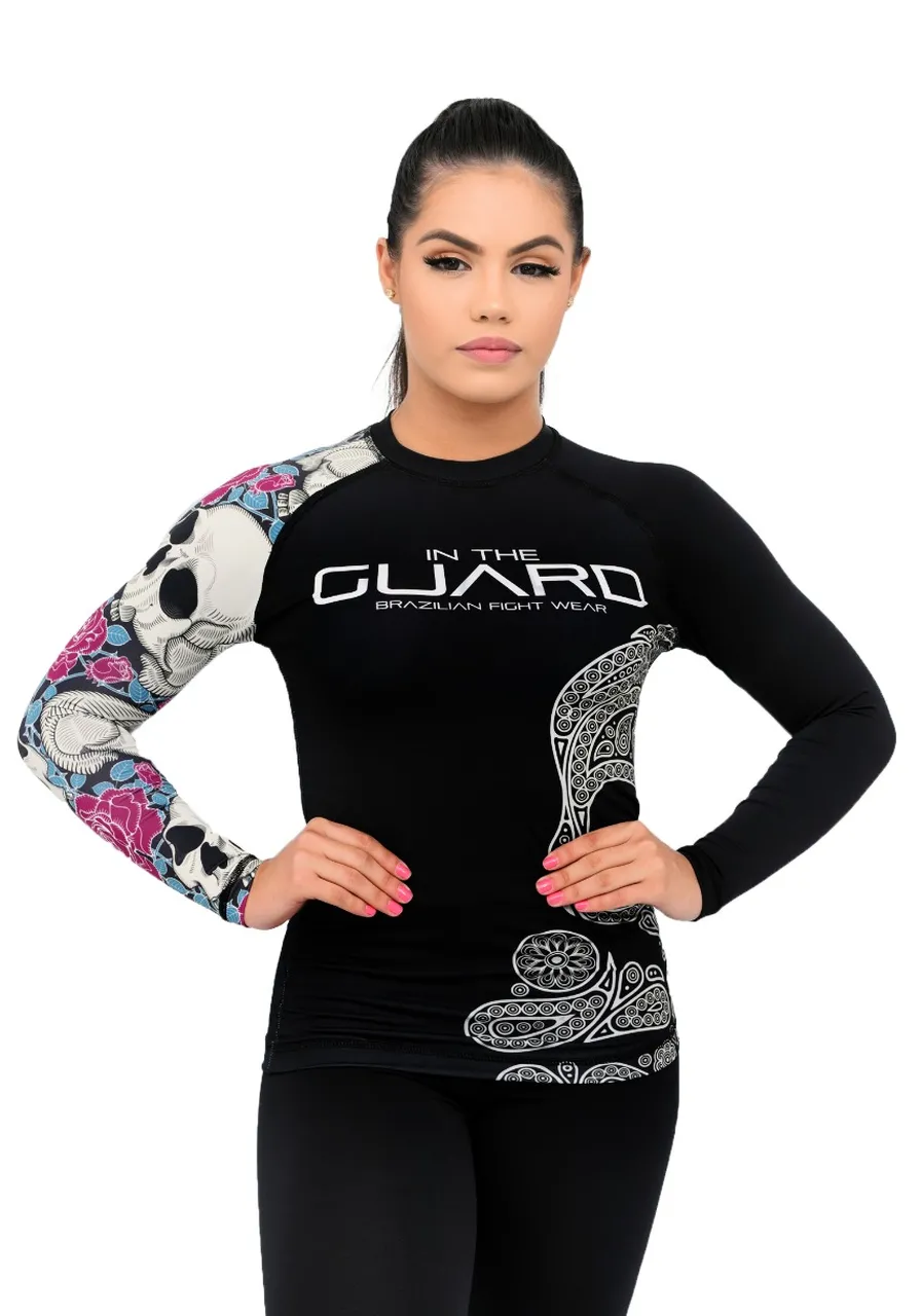 Rash Guard Feminina Skull