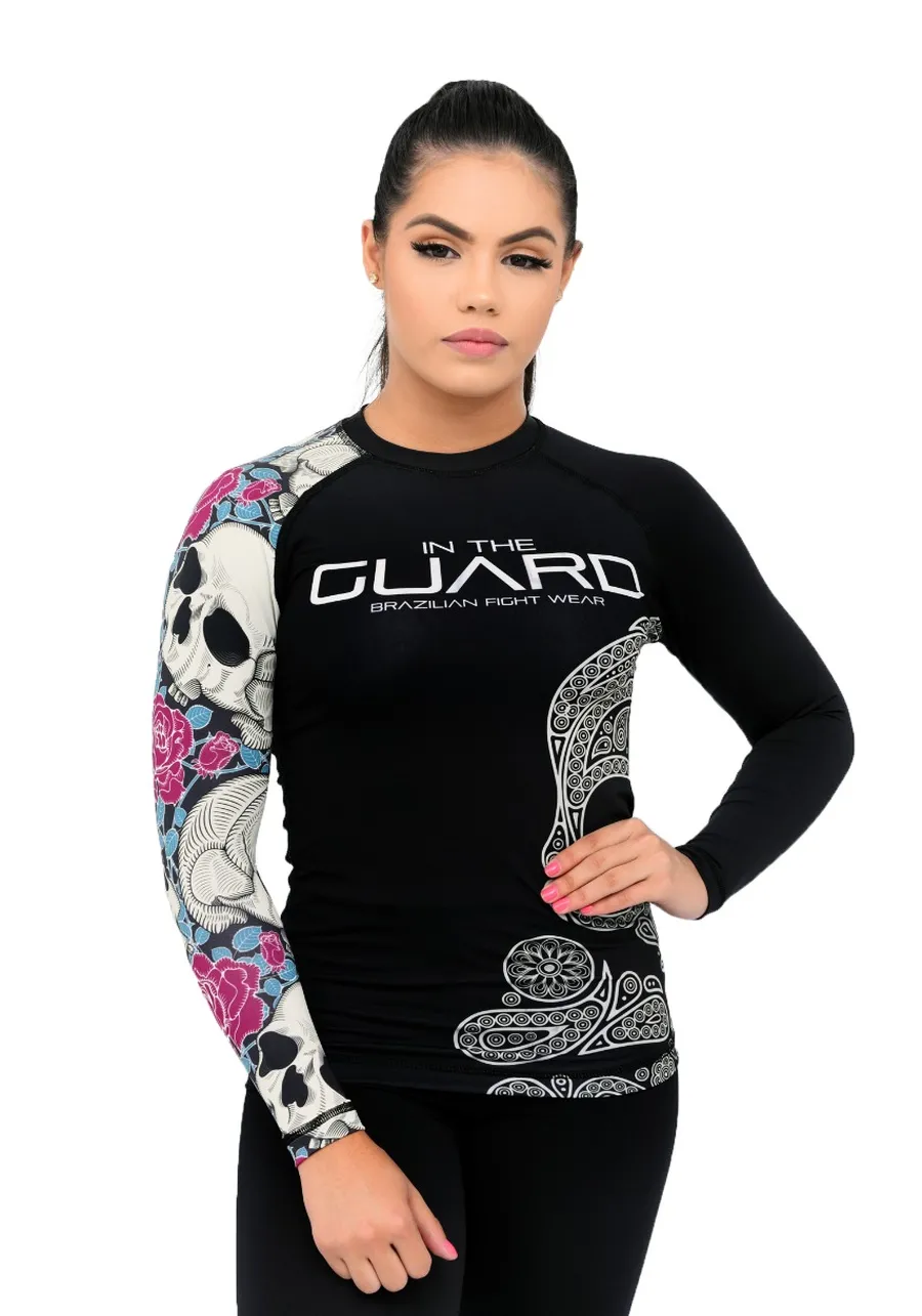 Rash Guard Feminina Skull
