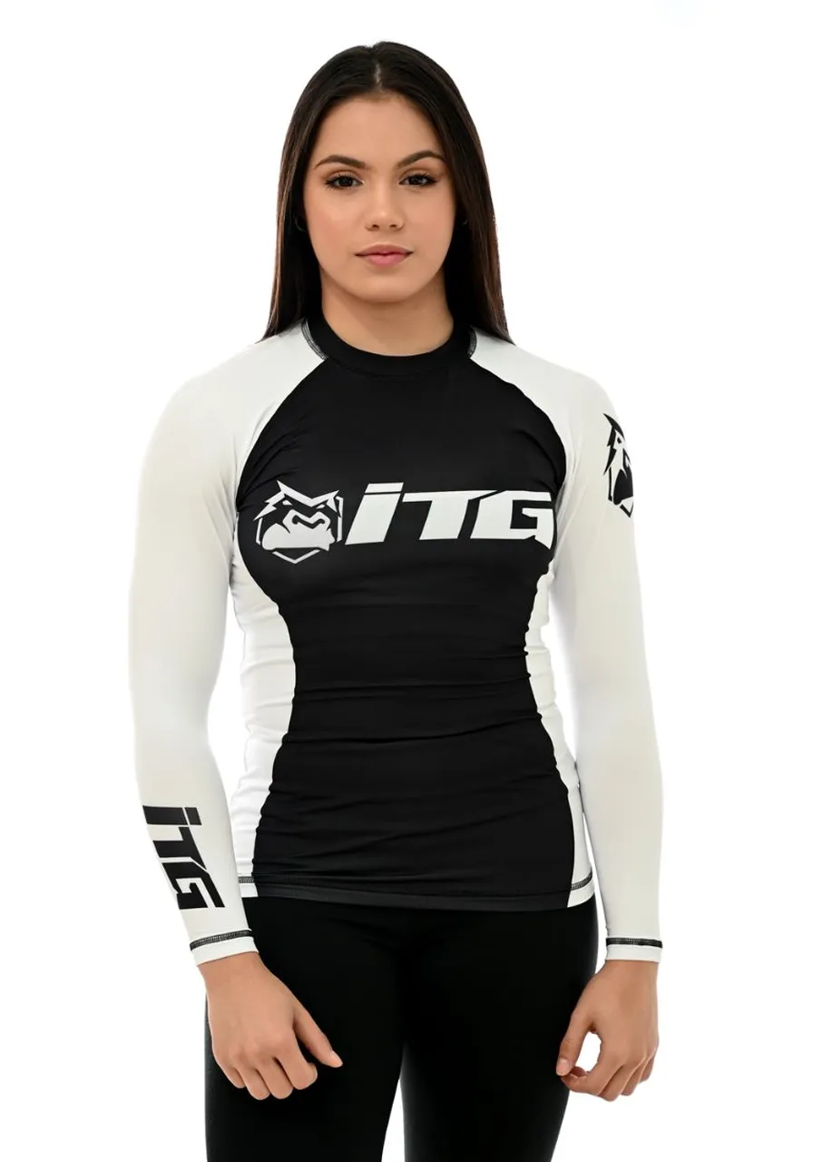 Rash Guards Feminina, ITG Manga Longa Branca