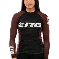 Rash Guards Feminina ITG Manga Longa Marrom - imagem 1